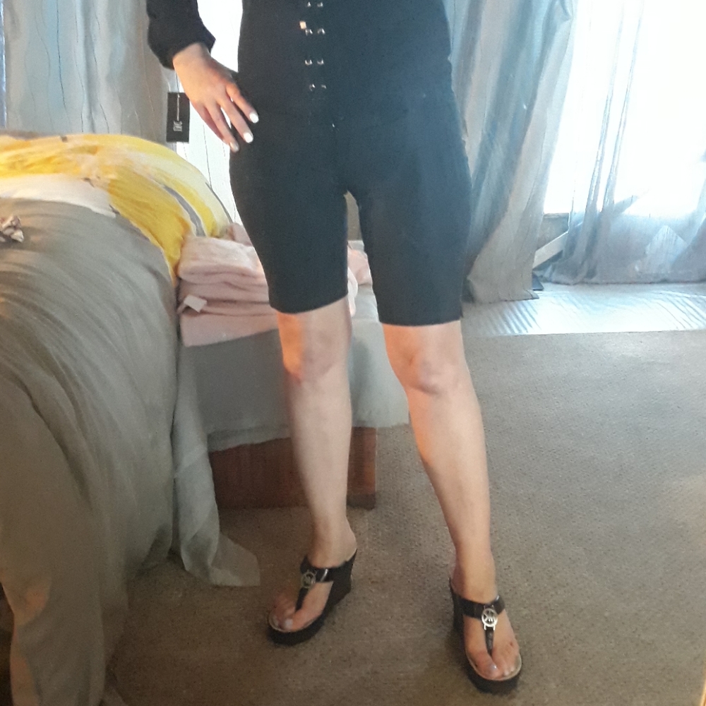 black long shorts size small